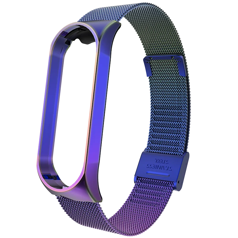 Металлический ремешок из нержавеющей стали для Xiaomi Mi Band 4 на запястье 3 браслет