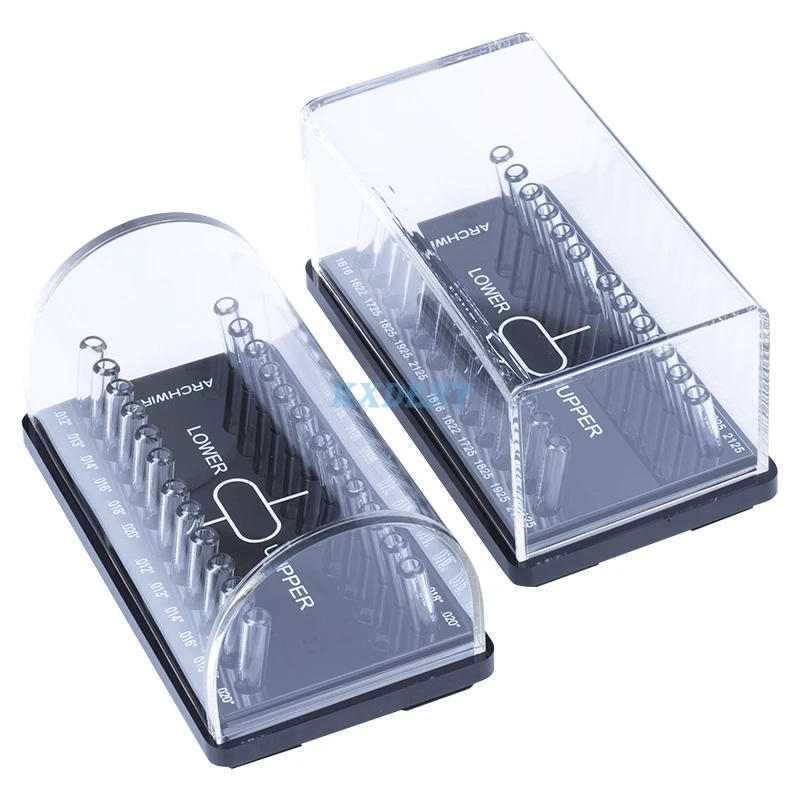 

Dental Acrylic Organizer Holder Round/Rectangular Arch wires Case for Placing Orthodontic Arch Wires Dental Lab Sipplies
