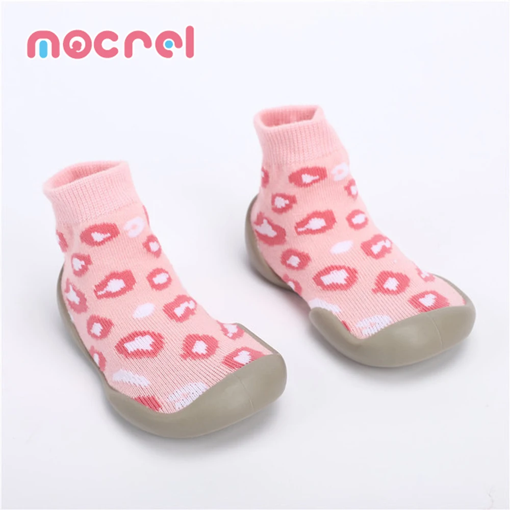 

Shoes And Socks One Kind Of Leopard Grain Baby Toddler Shoes Indoor Warm Baby Shoes To Crawl First Walkers