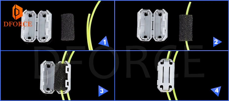 DFORCE Филамент для очистки Антистатическая блокировка пены мусора для hotend E3D V6 сопло cr10 ender3 Анет A6 A8 prusa