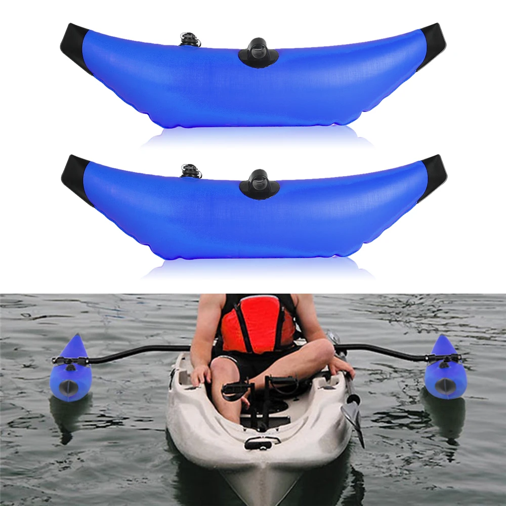 2 шт. надувной Outrigger стабилизатор воды поплавок для Каяка каноэ, Рыбалка 3 цвета