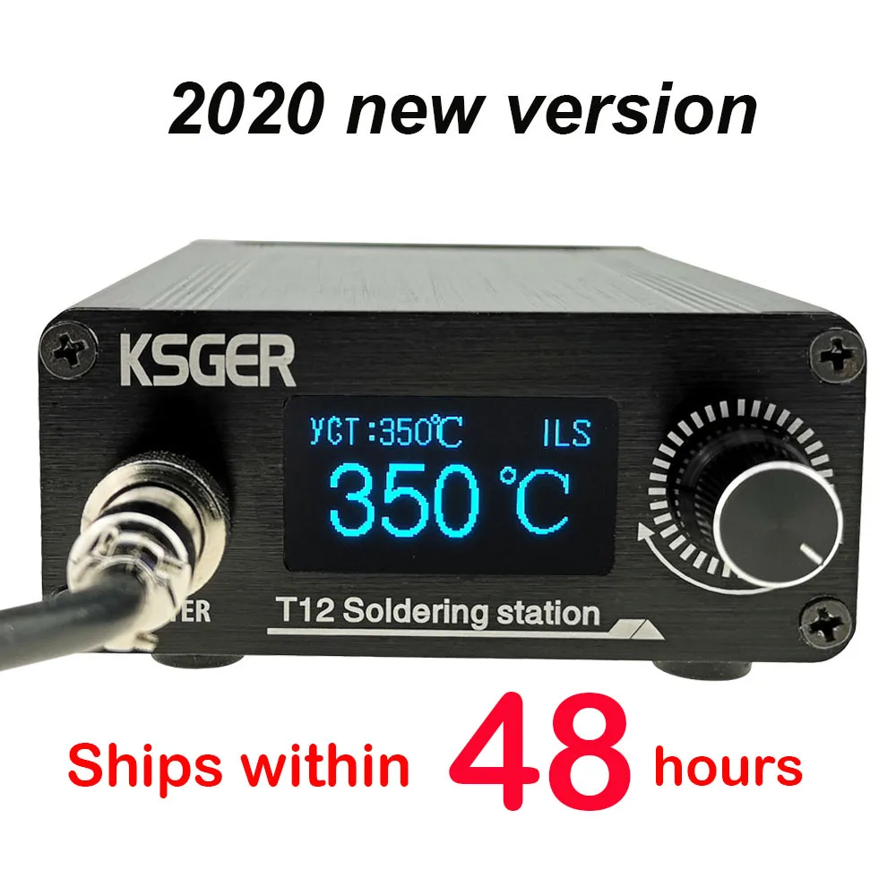 KSGER T12 паяльная станция DIY STM32 V3.1S OLED инструменты паяльник наконечники из