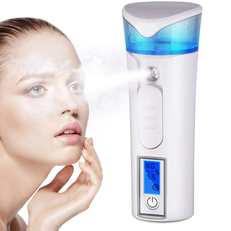 USB перезаряжаемая портативная бутылка спрей для лица Nano Mister Пароварка
