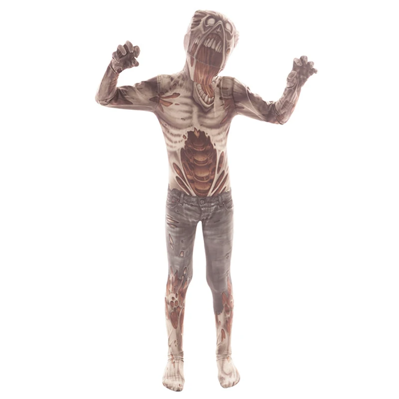 Mutant Onesies Костюмы на хеллоуин для детей, костюм для мальчиков и девочек с изображением зомби, костюм монстра - Цвет: Mutant Onesies