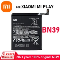 xiaomi original new 3000mah bn39 battery for xiaomi play miplay mi play in stock mobile phone high quality batteries