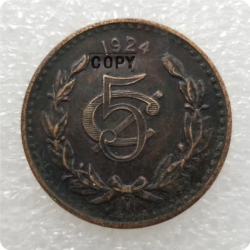 1917 1918 1919 1924 1931 Мексика 5 сентаво копия монеты памятные монеты-реплики монет медаль