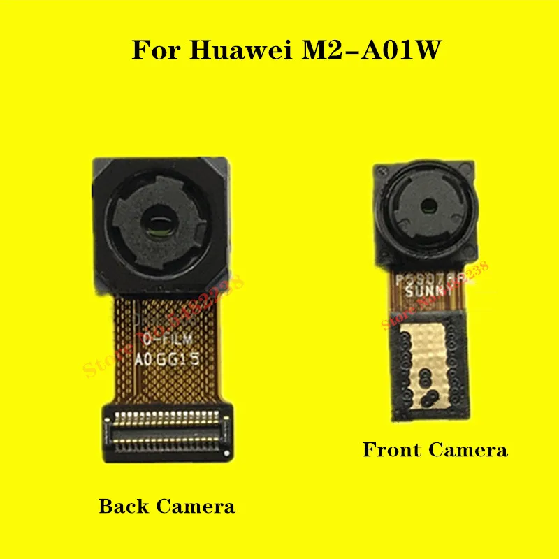 Оригинальная задняя камера Разъем для Huawei M2 M2-A01W M2-A01L M2-A04L спереди и сзади модуль