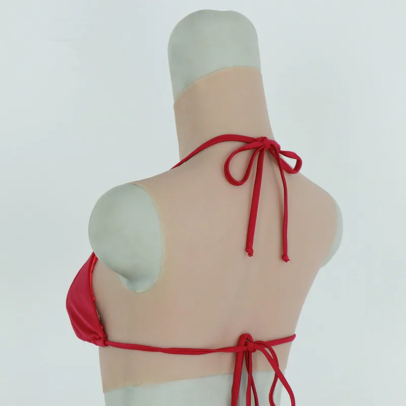 Artificial Silicone Breast Forms Top B- Cup Realistic Fake Boob for Crossdresser Drag Queen Shemale Transgender Artificial Latex
