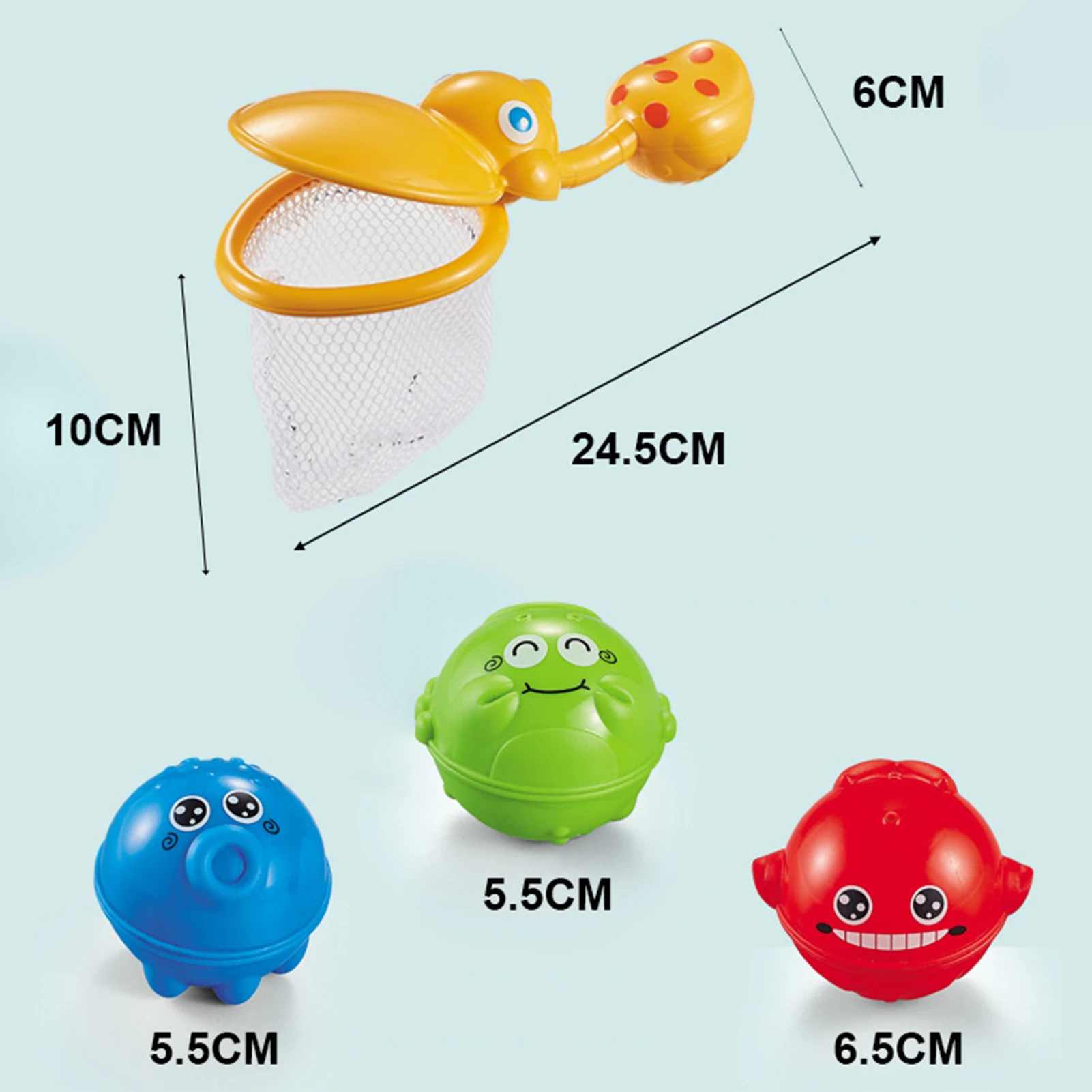 

Baby Bath Swimming Fishing Toys Shower Learning Floating Squirts Bathtub Bathroom Pool Play Water Toys For Kids Toddler