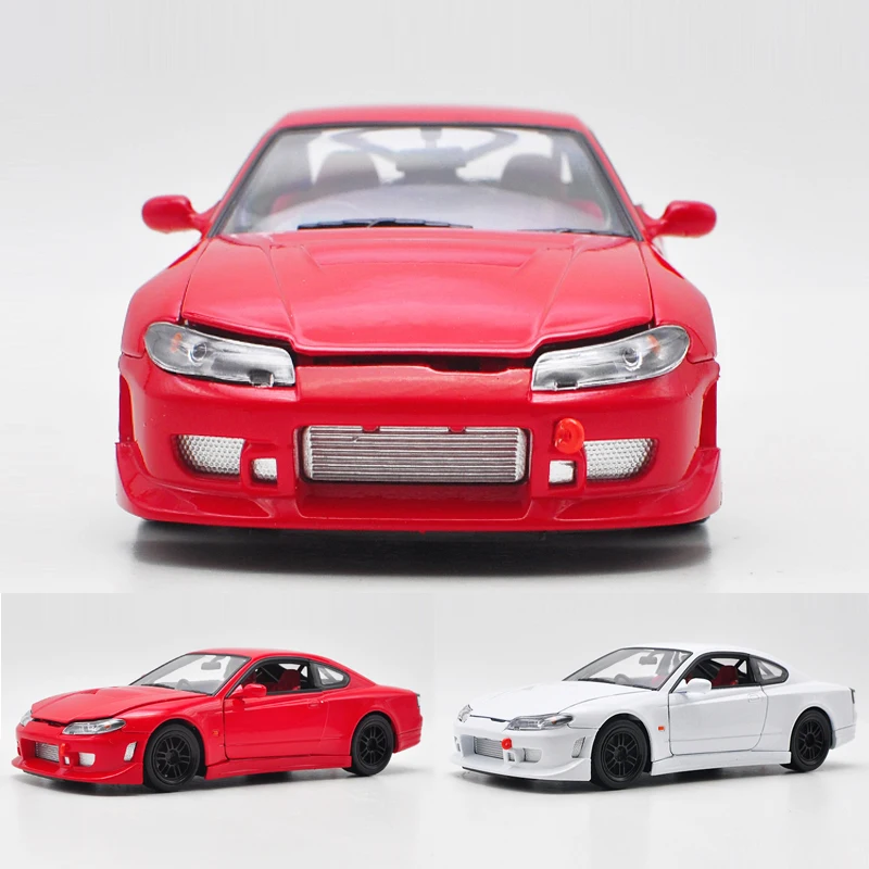 HOMMAT 1:24 весы 1999 Nissan Сильвия S 15 Винтаж модель игрушечный автомобиль сплав металла