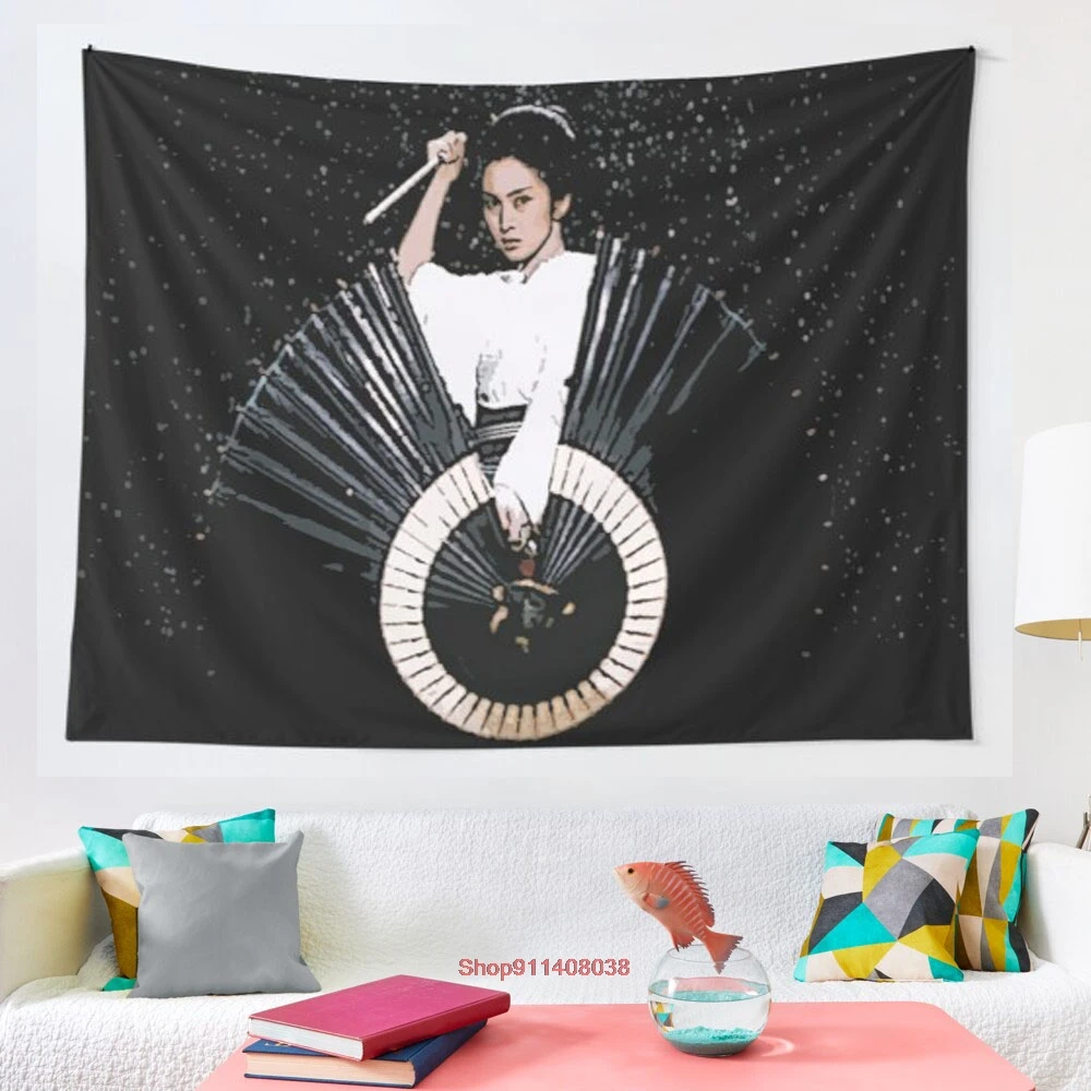 

Lady Snowblood tapestry Boho Tapestry Wall Hanging Tapestries Bedspread Wall Art Blanket Throw Towel Window Curtain