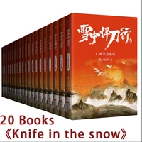 20 books livros fighting knives in the snow martial fantasy chinese jianghu ancient war martial arts fantasy novels story