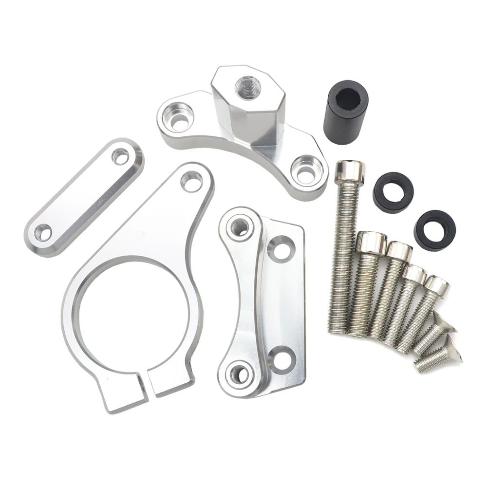 Мотоциклетный демпфер руля стабилизатор Регулируемый Линейный с кронштейном