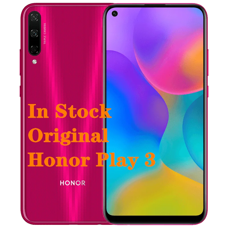 Оригинальный сотовый телефон Honor Play 3 Kirin 710F Восьмиядерный экран 6 39 дюйма ГБ ОЗУ 64
