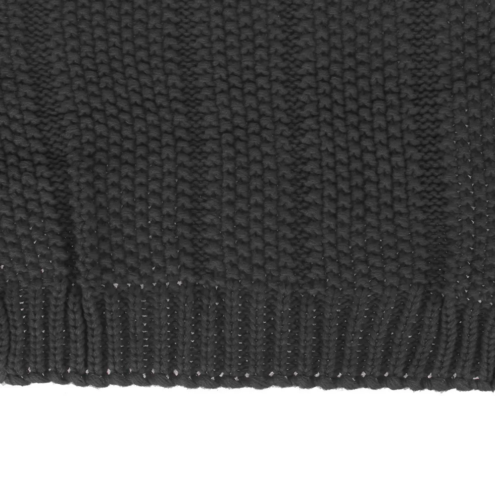 2 шт. шарф шапка набор женские зимние теплые однотонные помпоны вязаные мягкие