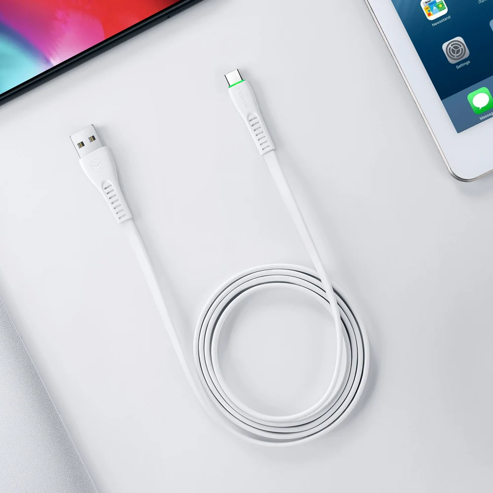 Type-C White Mcdodo usb type C кабель для samsung S9 Быстрая зарядка 3A кабель для зарядки телефона USB C для Xiaomi mi9 Redmi note 7 A2 oneplus 6 t провод - Цвет: Type-C White