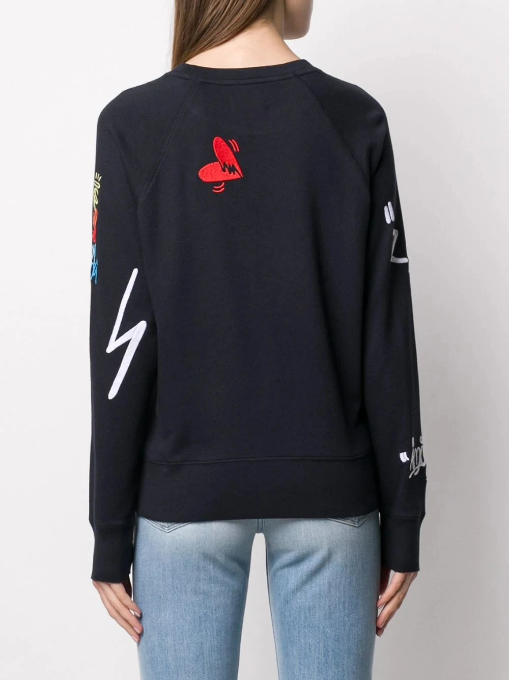 

2021 Spring and Summer New French Style Beautiful Embroidery White Sweater Long Sleeve Women T-shirt Round Neck Lady Tops