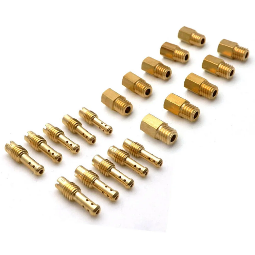 

10x Hex Type Main Jets Carburetor nozzle 10x TMS Pilot Jets Durable Hot Fine