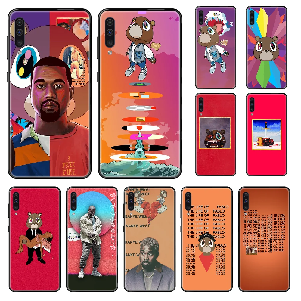Boost Kanye West чехол для телефона Samsung Galaxy A 3 5 6 7 8 20 40 50 70 71 E S Plus 2016 2017 2018 черный мягкий
