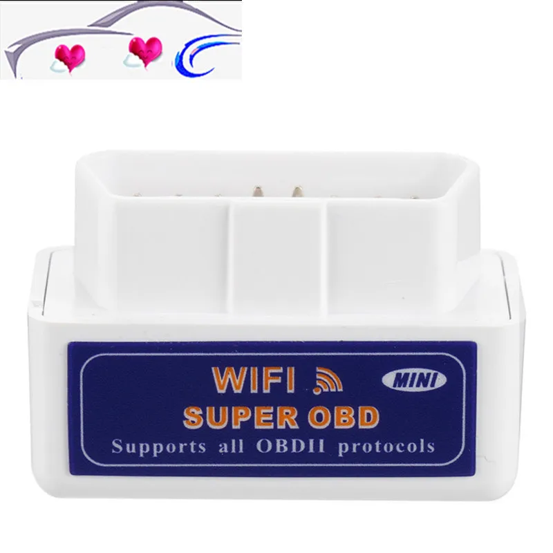 Car OBD 2 Mini ELM327 V1.5 Wifi OBD2 II ELM 327 Wi-fi Auto Scanner for Android for Iphone Eml327 Odb Scan Diagnostic Tool