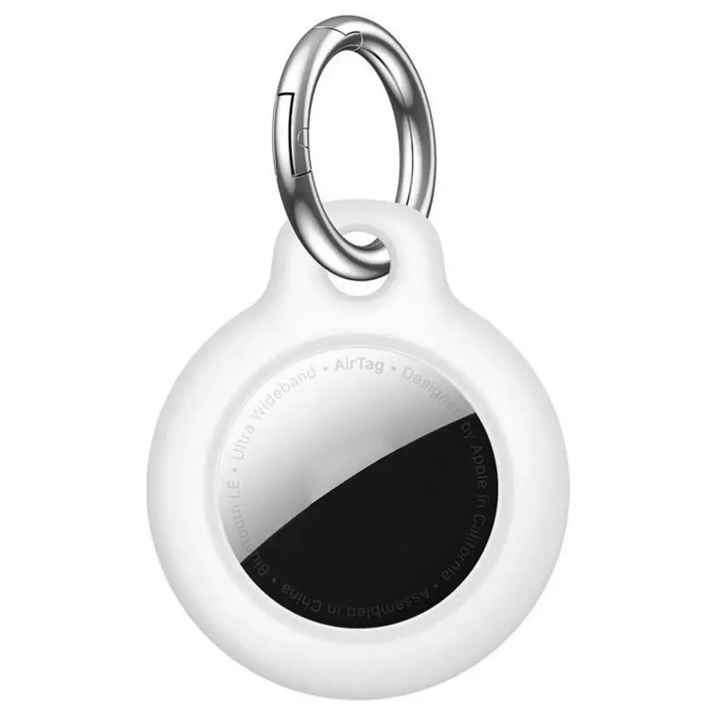 For Airtags PC Mini Protective Cover Tracker Keychain Holder Case GPS Anti-lost Bluetooth Key Finder | Электроника