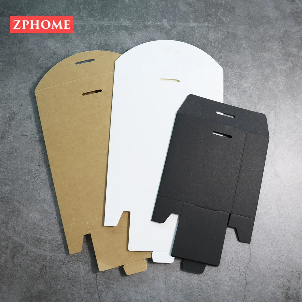 50 шт. чистая крафт бумага белая черная Свадебная сумка для конфет Подарочная