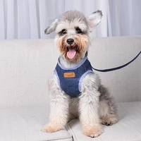 pet leash vest style cowboy dog leash dog chest harness set pet safety belt dog leash dogs accessoires small dog accessories