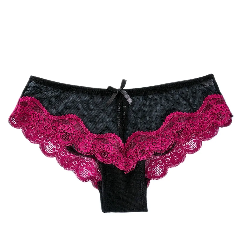 Хлопковые трусики модное тонкое полупрозрачное нижнее белье для женщин