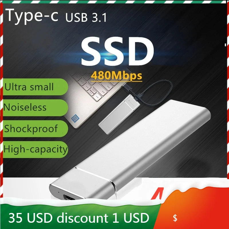 

Оригинальный внешний жесткий диск SSD мобильный жесткий диск M.2 HD Externo 500 Гб ТБ 4 ТБ USB3.0 твердотельный накопитель USB 3,1
