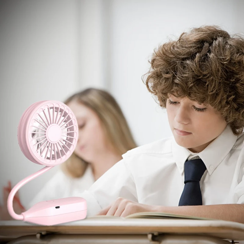 

Hot TOD-Folding Handheld Fan Mini Fans USB Rechargeable Fan Silent Small Fan for Home Offfice Outdoor