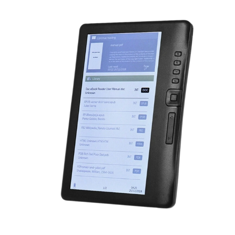 7 дюймов для чтения электронных книг E Ink ЖК дисплей Цвет Экран Smart Cover с