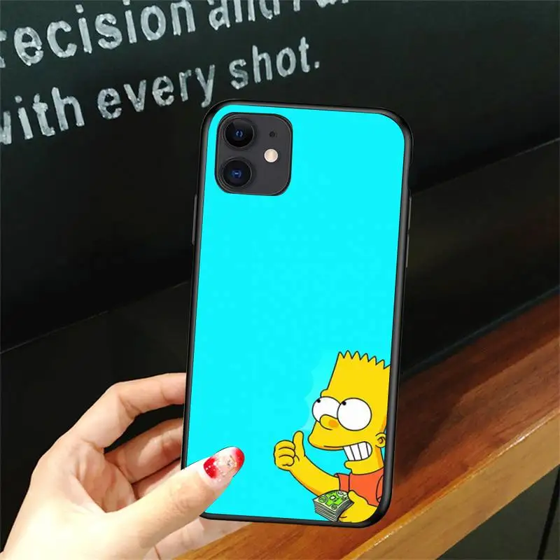 

Cartoon Homer J-SImPsoN S-Simpsoning Phone Case For Iphone 5 5S SE 6 6s 7 8 plus X Xr XS 11 12 Mini Pro Max Cover Fundas Coque