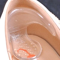 1pair fashion silicone gel high heel grip shoe insole pad foot heel insert silicon gel insole sheel protector cushion