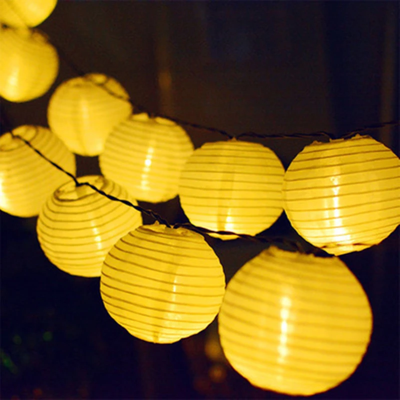 

Solar Led Light Outdoor Lantern Solar String Lights Street Garland LED Solar Lamp for Wedding Lantern Garden Decoration.