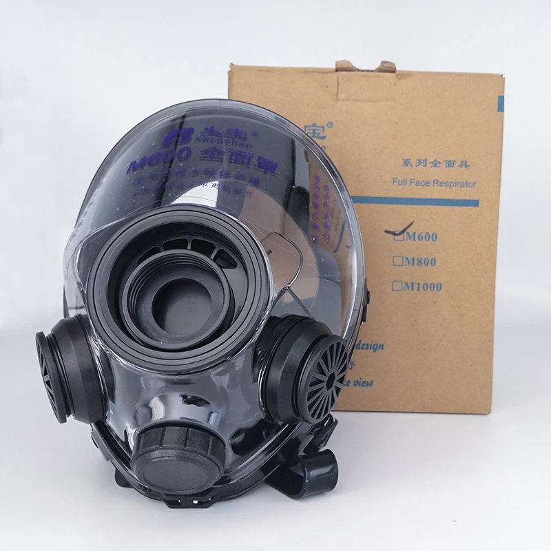 

Chemical Industrial Respirator Gas Mask Full Face Painting Spraying Mask Gas Bottle Filter Activated Carbon Replace Mask