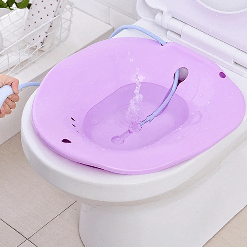 Portable Cleansing Bidet Bathtubs Postoperative Care Basin Flushing KitBath Decoration Accessories Wash Shape of Toilet | Дом и сад