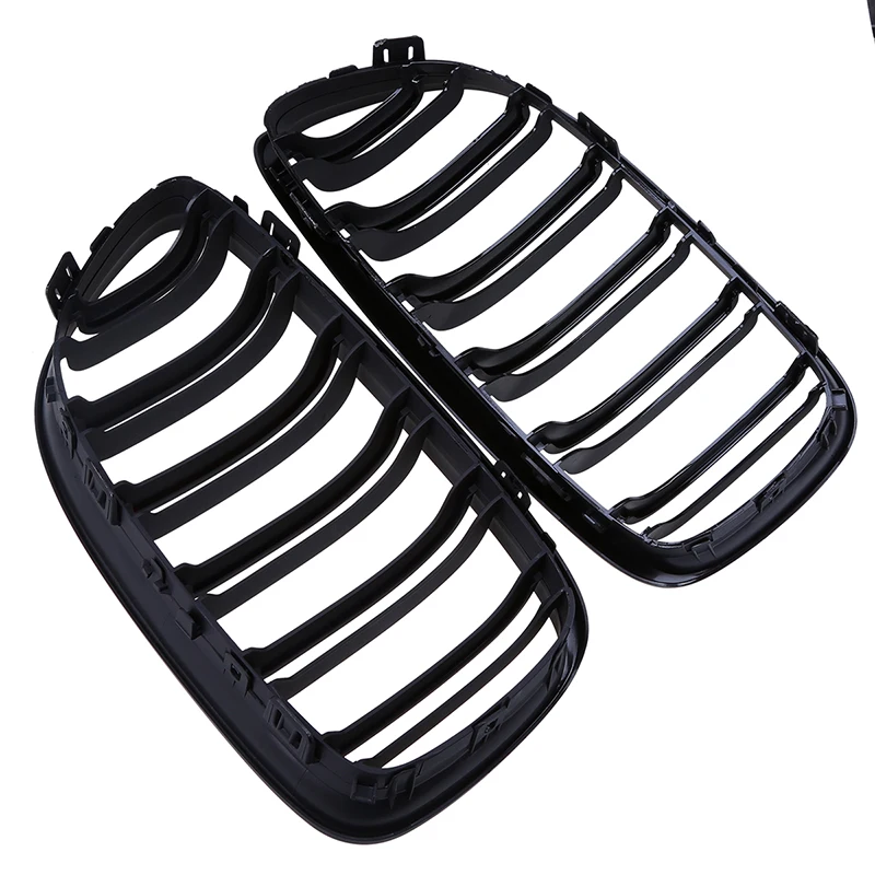 Автомобильные гоночные решетки POSSBAY с двойными линиями для переднего бампера BMW 3