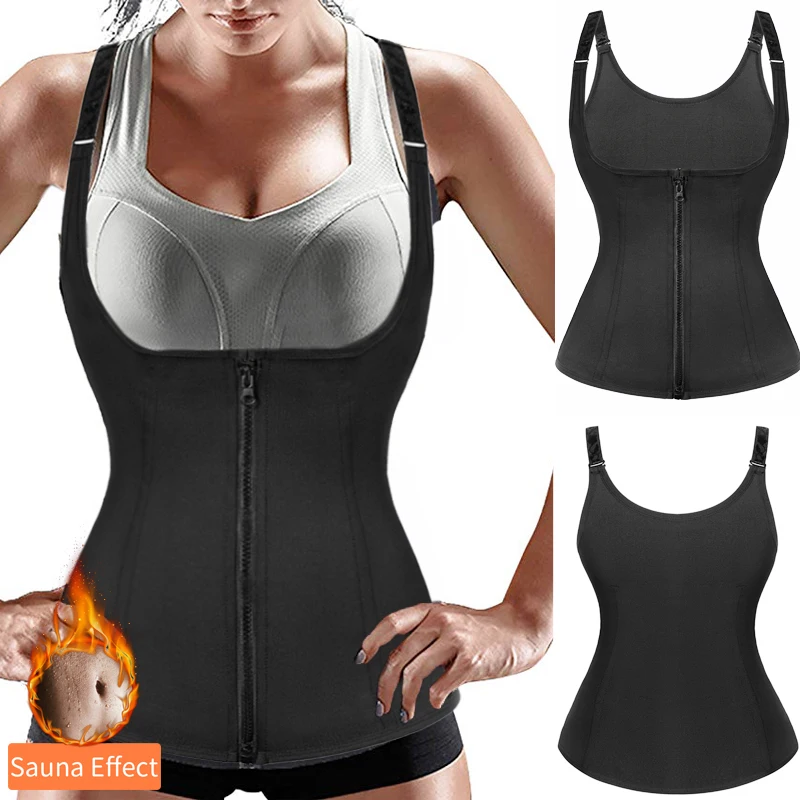 

Women's Waist Trainer Sauna Sweat Girdles Cintas Modeladora Cincher Body Shaper Workout Trimmer Belt Sport Shapewear Vest Corset