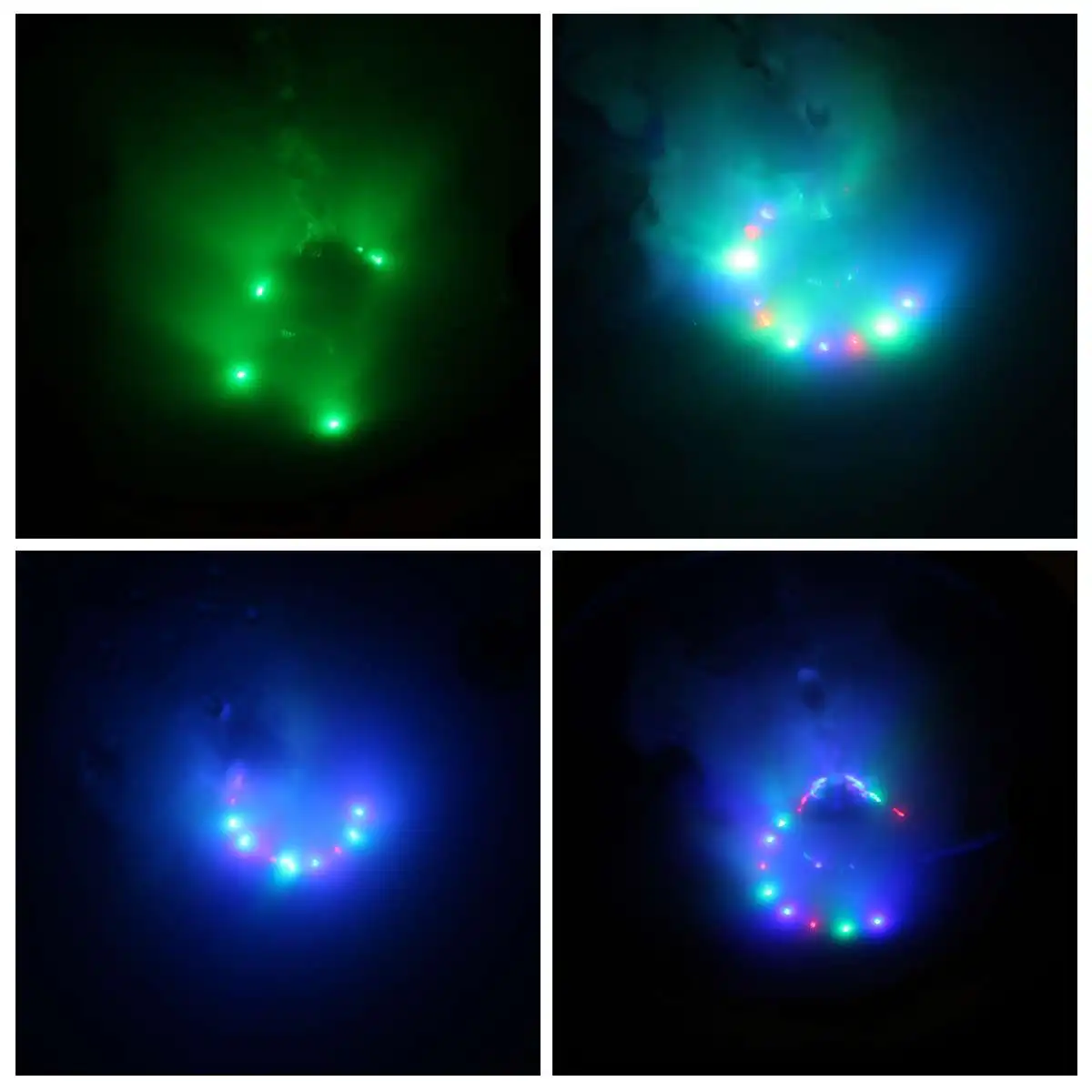 

24V EU/US Mist Maker Smoke Fog Machine Color Changing Party Prop With 20mm 12LED Color Changing Party Prop Home Decoration