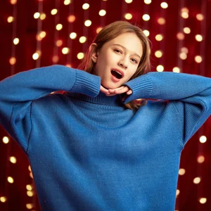 Вязаный свитер Metersbonwe в стиле оверсайз, женские пуловеры, водолазка, топы, весна-осень, базовые женские свободные свитера карамельных цветов