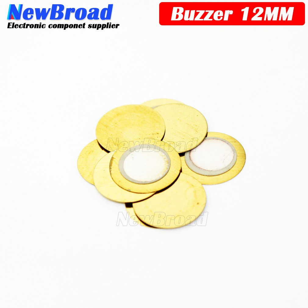 10 шт./лот пьезоэлектрический Пьезоэлектрический Керамический дисковый динамик