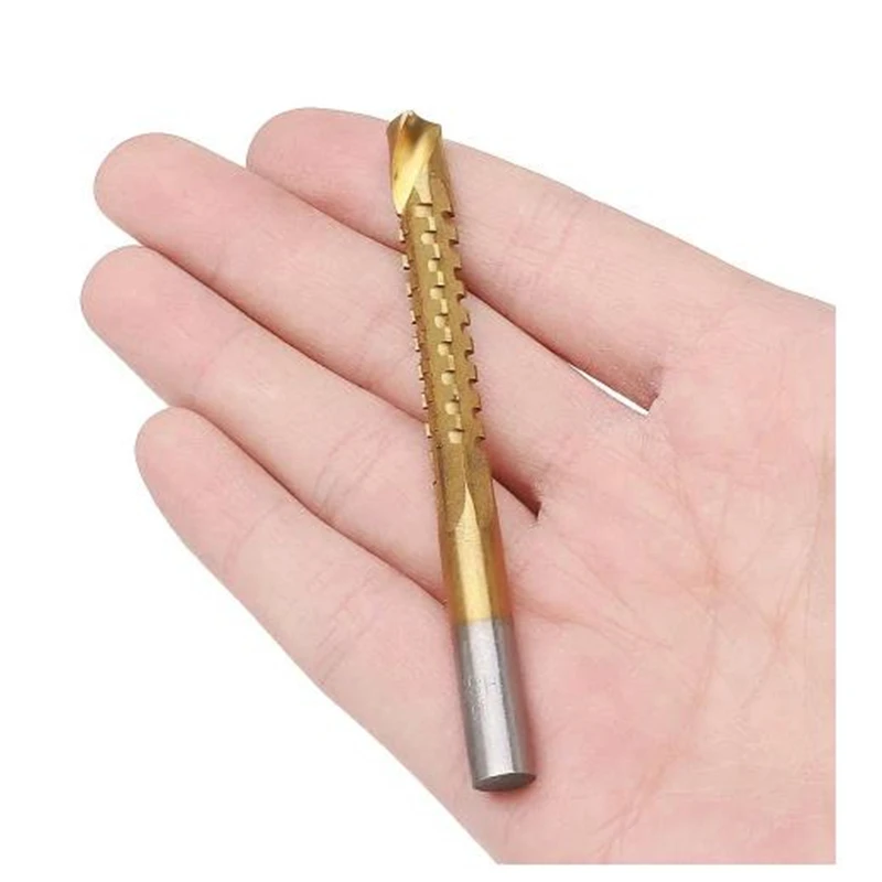 Сверла для обработки дерева с титановым покрытием 3-8 мм | Инструменты