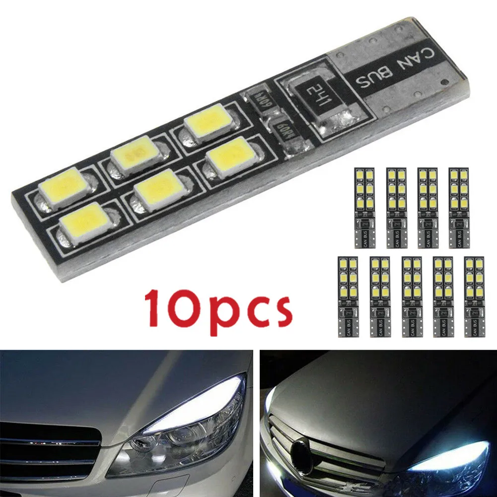

6000K White LED Lights Accessories Bulb DC12V Error Free W204 C300 C350