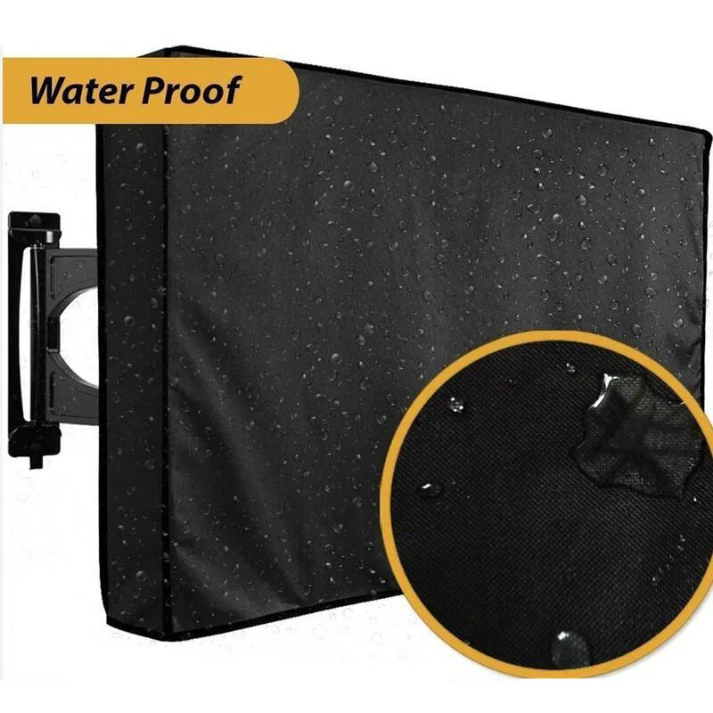Funda de TV para exteriores, cubierta impermeable a prueba de polvo, de tela Oxford de 22 a 70 pulgadas, para exteriores, jard&iacute;n-0