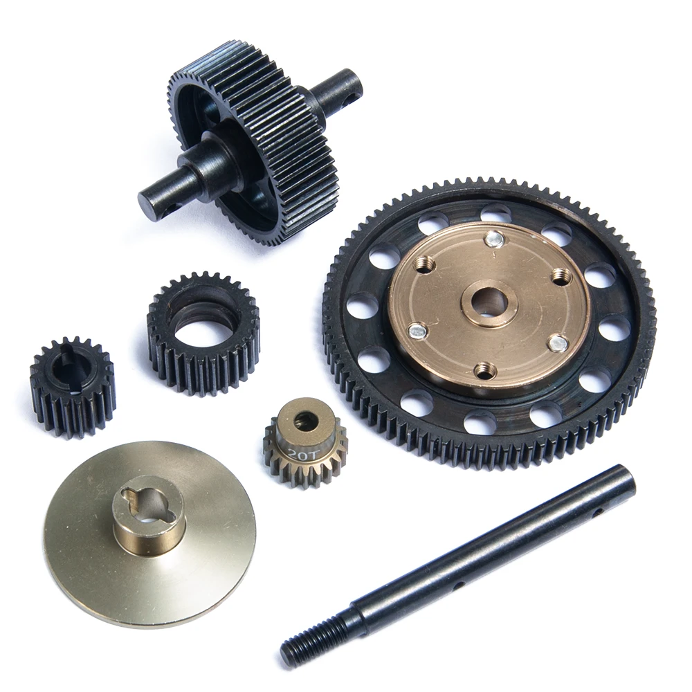 YEAHRUN 1/10 стандартная тяжелая стальная шестерня для Axial SCX10 Honcho/Dingo/Jeep/Deadbolt | Игрушки