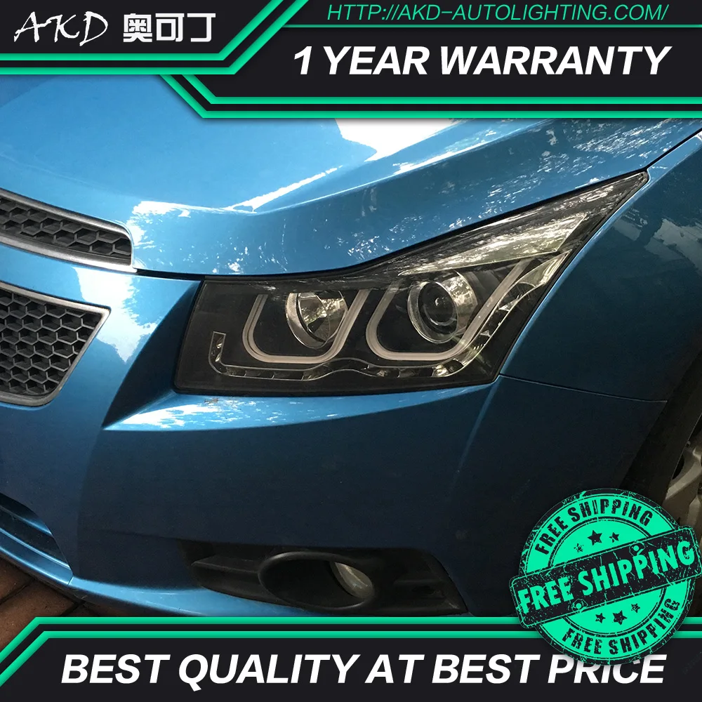 АКД автомобильного тюнинга фары для Chevrolet Cruze седан 2009-2014 светодиодные DRL