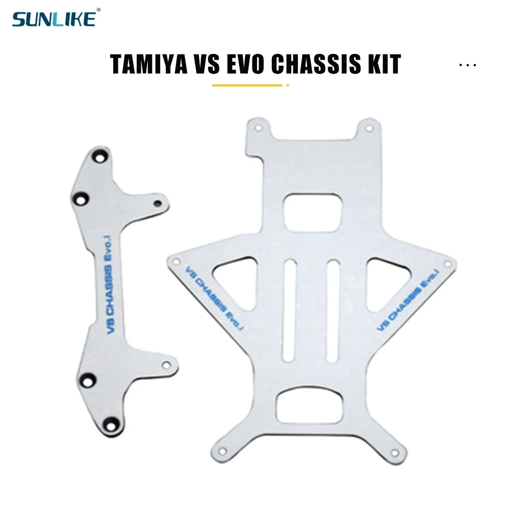 

1.5mm Pure Carbon Fiber Chassis VS EVO.1 94734 Is Suitable For Tamiya Mini 4WD Racing Toy Model Kit