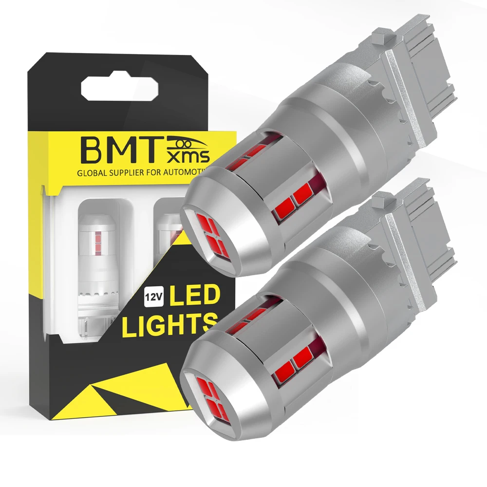 

2PCS LED Brake Light 1156 BA15S P21W Canbus Bulbs BAY15D 1157 LED 3157 P27/5W T20 7443 W21/5W Taillight Braking Warning Lamps