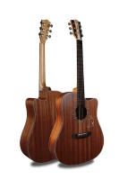 finlay high end 41 cutaway acoustic guitar with pickupfull mahogany topbody guitarranature matthard casefx d132c