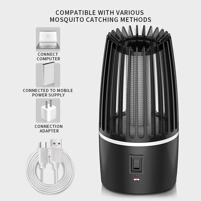 

Mosquito Killer Lamp Radiationless Electric USB Mosquito Repellent Kills fly Trap Insect Repeller Bug Zapper for Camping Home